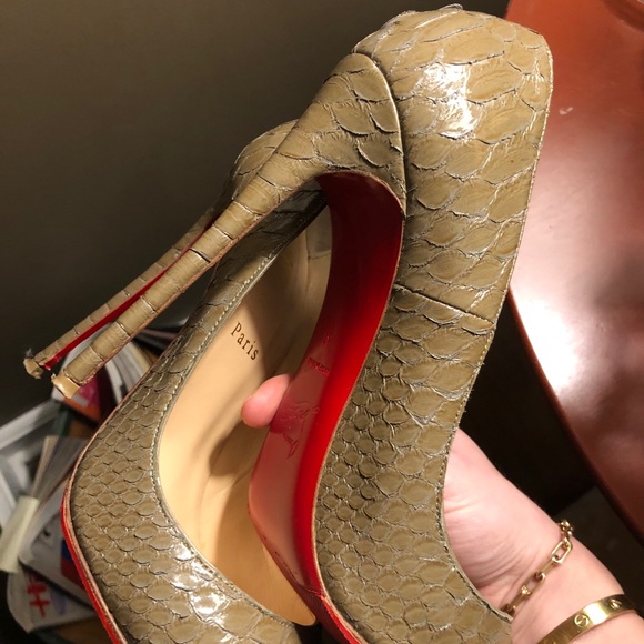 Rare Christian Louboutin Crystal Python 41 - Picture 4 of 7